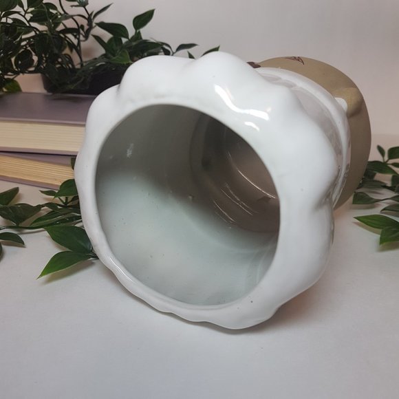 Ceramic Chef Head Kitchen Utensil Holder Baker Baking Cook Cooking Tool Storage - Picture 12 of 14